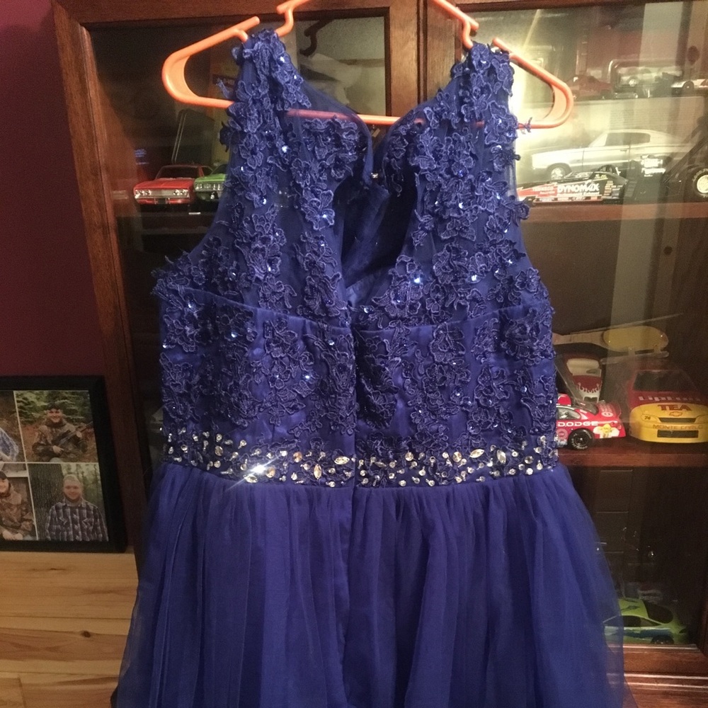 Gorgeous deep blue homecoming/special occasion